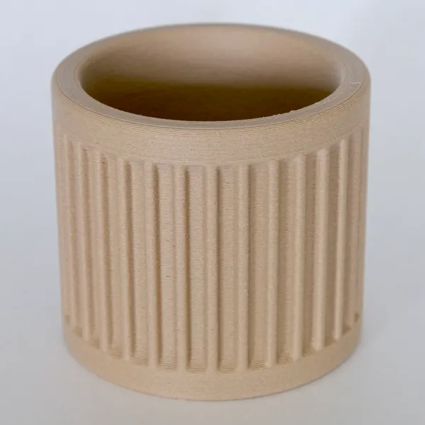 Ridged Plant Pot